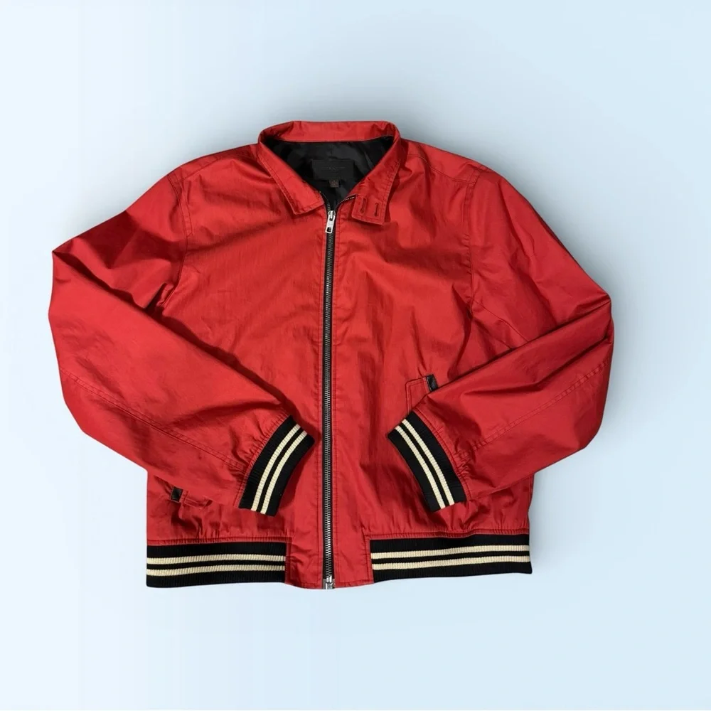 Coach Red Mens Barracuda Jacket - Picture 1 of 11